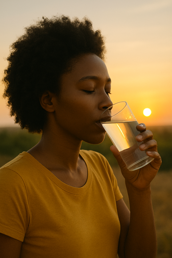 How to drink water corretly
