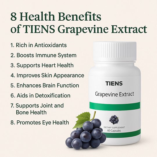8 Health Benefits of TIENS Grapevine Extract