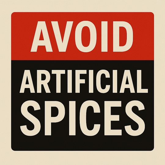 Avoid Artificial Spices