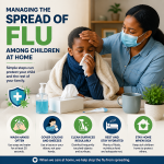 Managing the Spread of Flu Among Children at Home