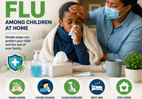 Managing the Spread of Flu Among Children at Home