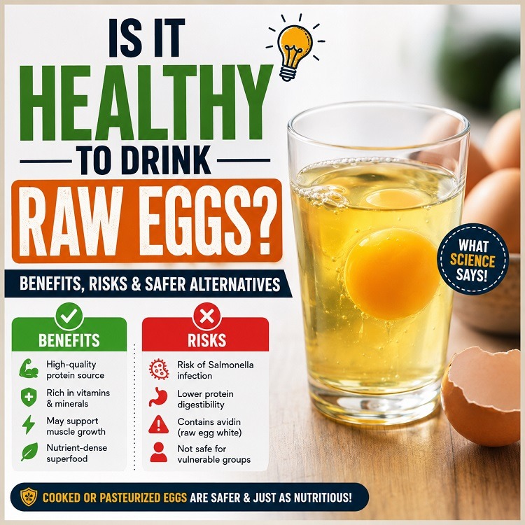 Is It Healthy to Drink Raw Eggs