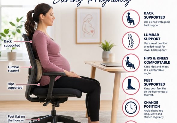 Best sitting position for lower back pain during pregnancy