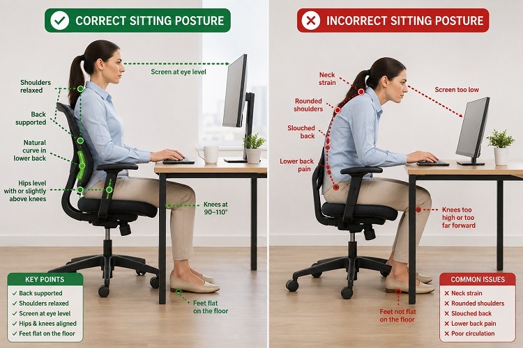 Best Sitting Position for Lower Back Pain